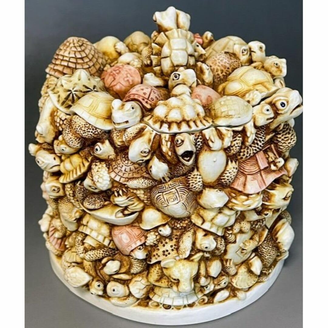 【希少】ハーモニーキングダム 亀 小物入れ カメ かめ 彫刻 置物 ボックス Amazon.co.jp: ハーモニーキングダム 亀 小物入れ カメ かめ