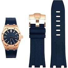 Rubber silicone strap for AP Abby 15703 Royal Oak Offshore series watch chain accessories 28mm watch Band