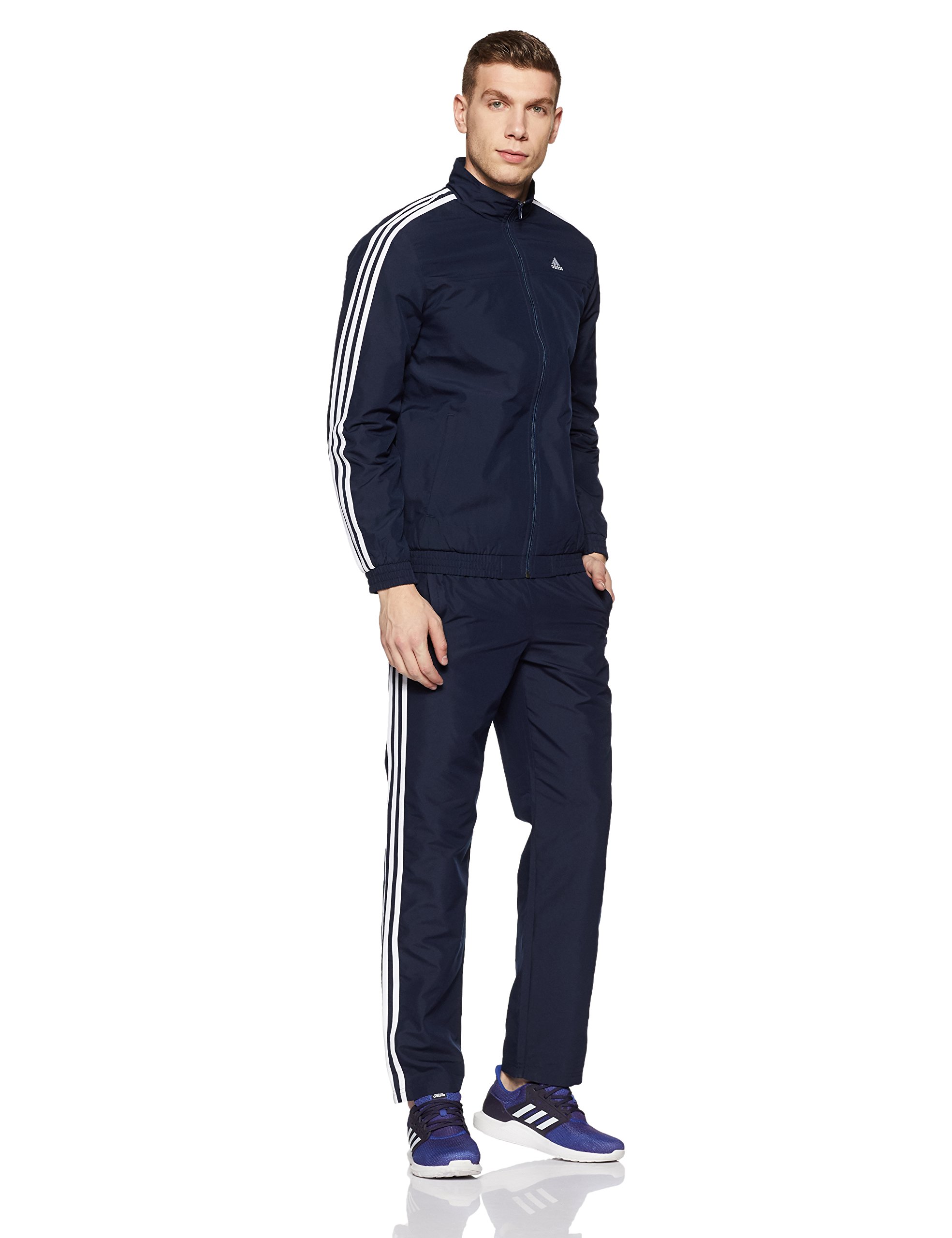 Adidas Men's Blended Solid Standard Length Jacket-picture-30