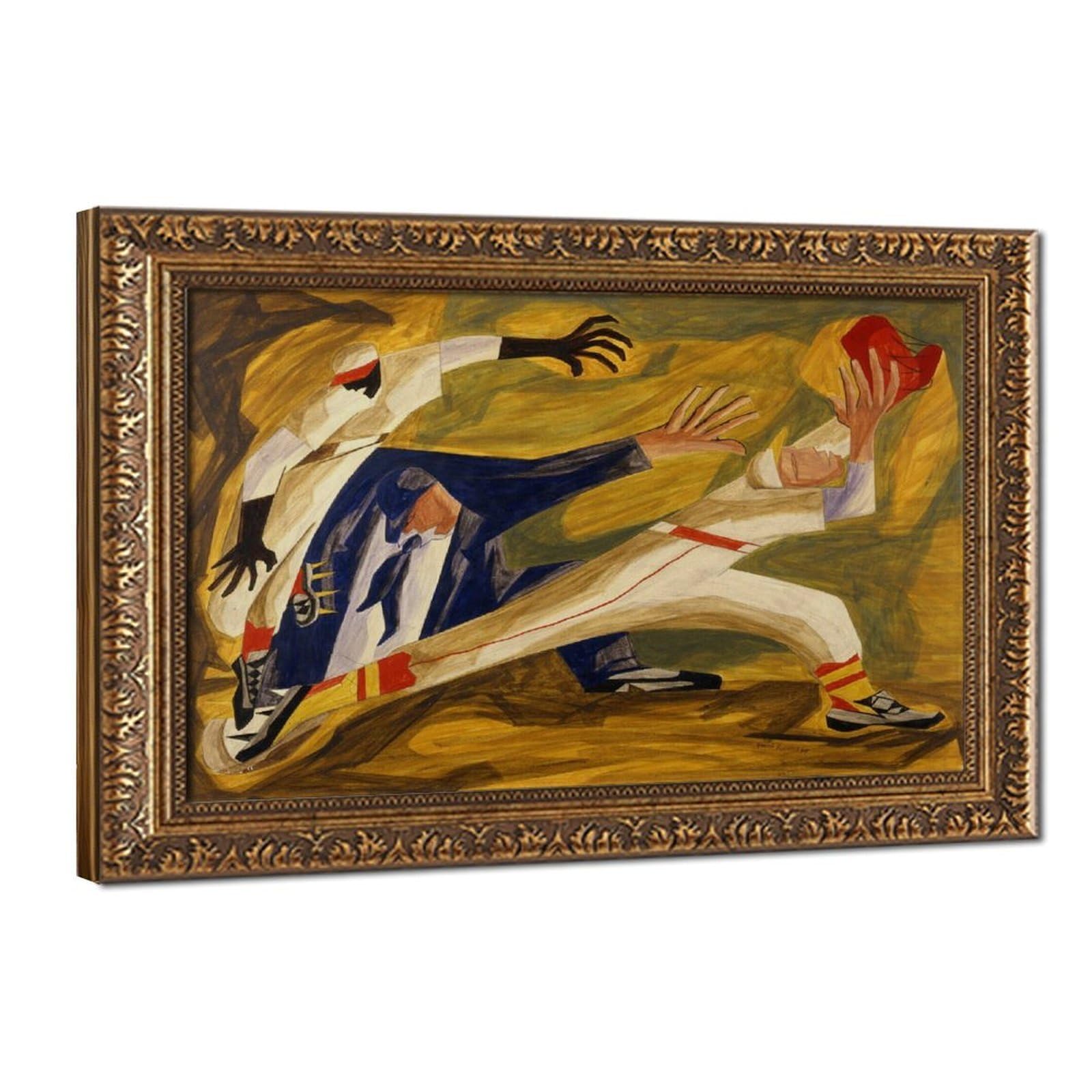 Toile The Long Stretch Jacob Lawrence cadre mural pour mur vide - 8