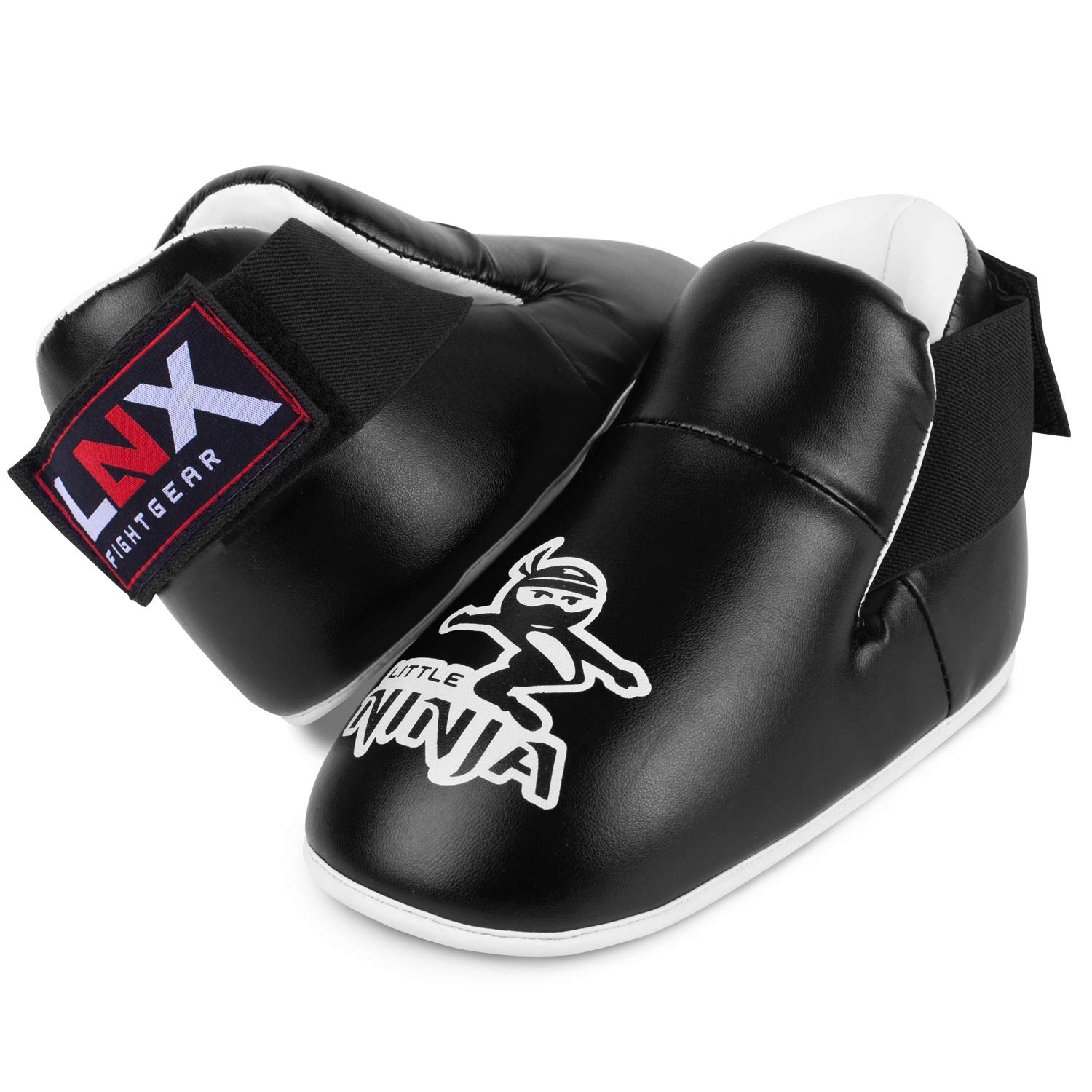 LNX Fußschützer Kinder Little Ninja - ideal für Kids Kickboxen TKD Karate Kampfsport
