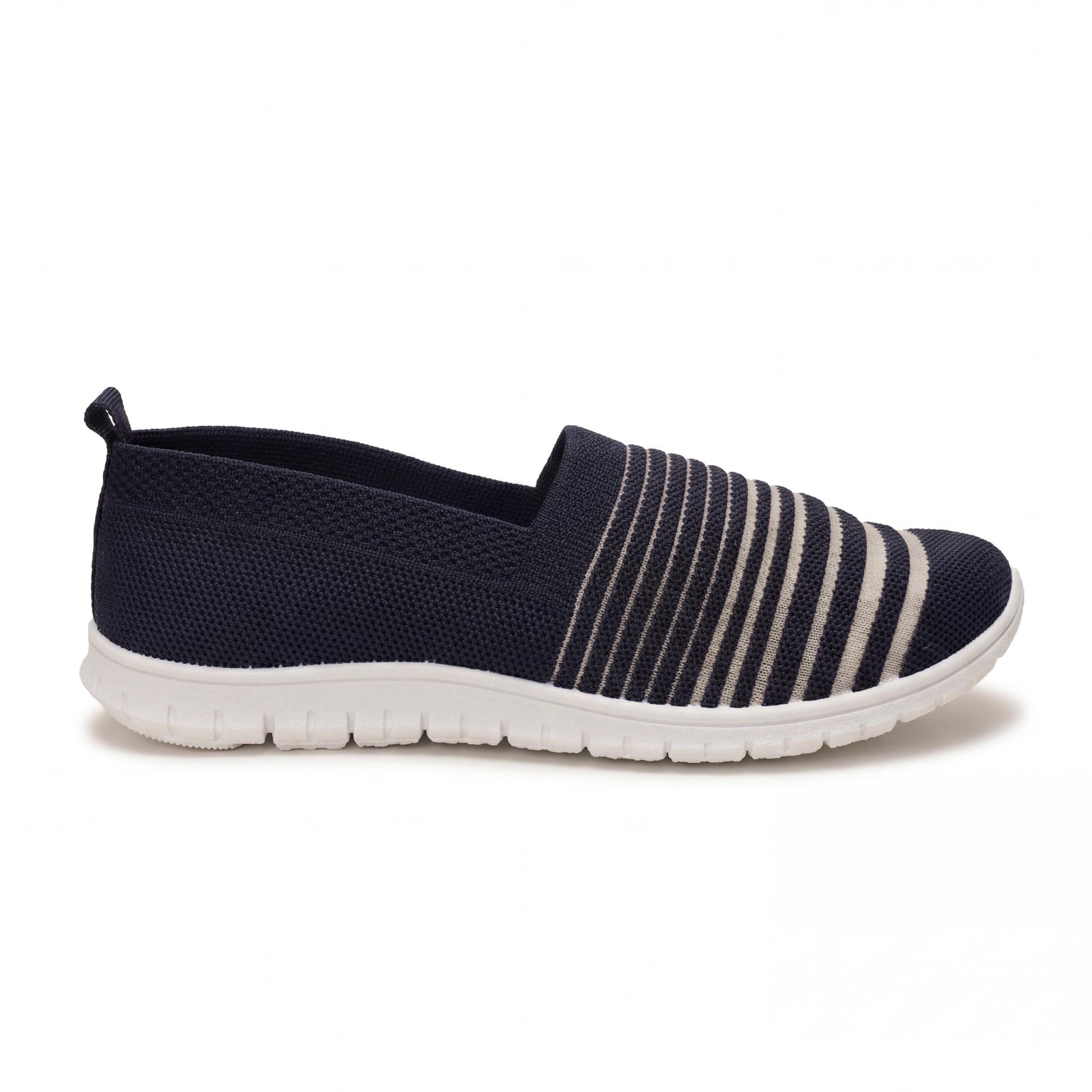GLAMORA Scarpe Donna Slip On Elastiche Senza Lacci Maglia Traspirante Scarpe Knit Leggere Comode Suola Flessibile Antiscivolo Scarpe Passeggio Casual Comfort Scarpe Donna Estive Slipon Elastiche