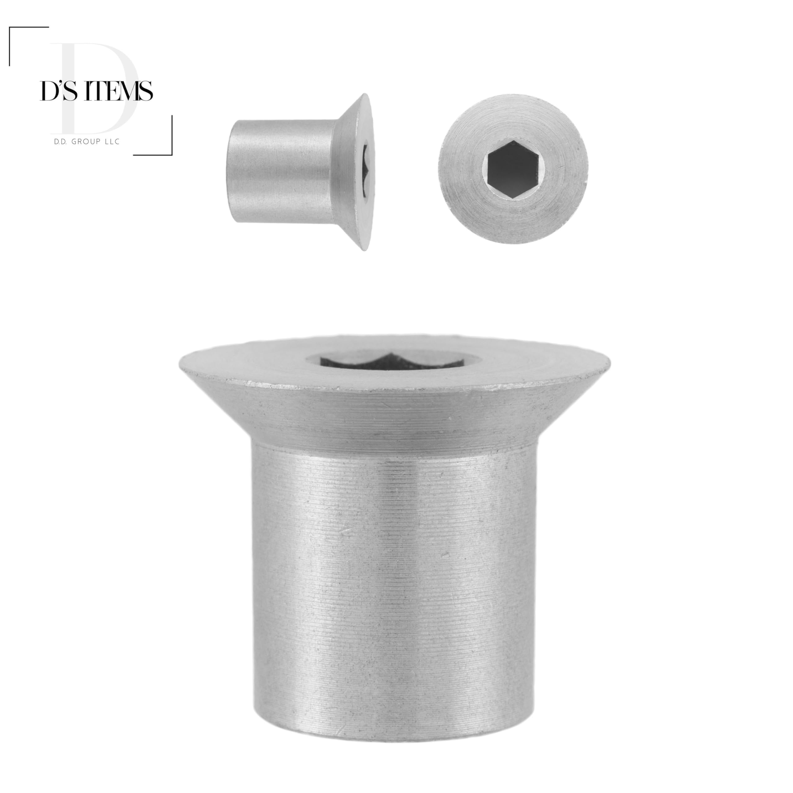 Dadi A Manicotto M8 - 90 Pezzi, Acciaio Nichelato, Per Mobili, Divani, Con Chiave E Scatola - Foto 9