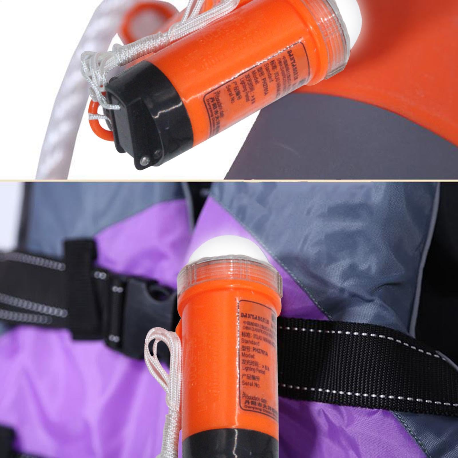 LED-Sicherheitslicht – batteriebetriebenes selbstzündendes Marine-LED-Licht, Marine-LED-Tauch-Stroboskoplicht, helles Sicherheits-Stroboskoplicht für Notfälle, Camping, und im