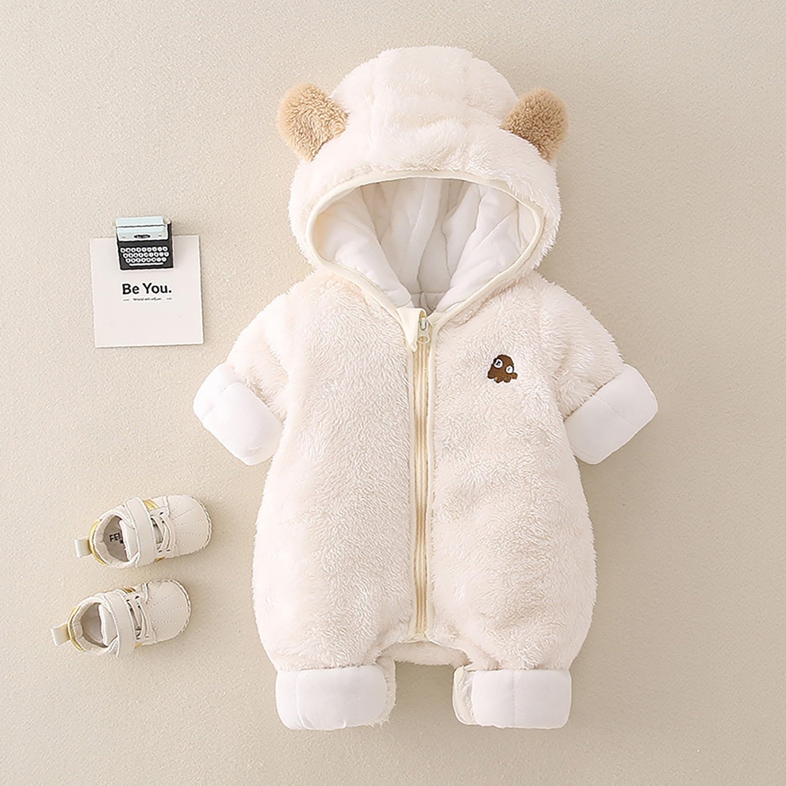 Combinaison De Neige Hiver Bebe À Capuche Manteau Bébé Garçon Fille Outdoor Imprimé Vêtements Garcon