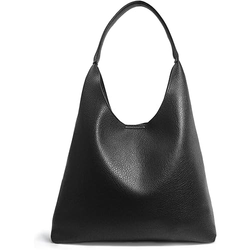 Hobo Bags for Women Soft Vegan Leather Shoulder Handbag Slouchy Tote Purses