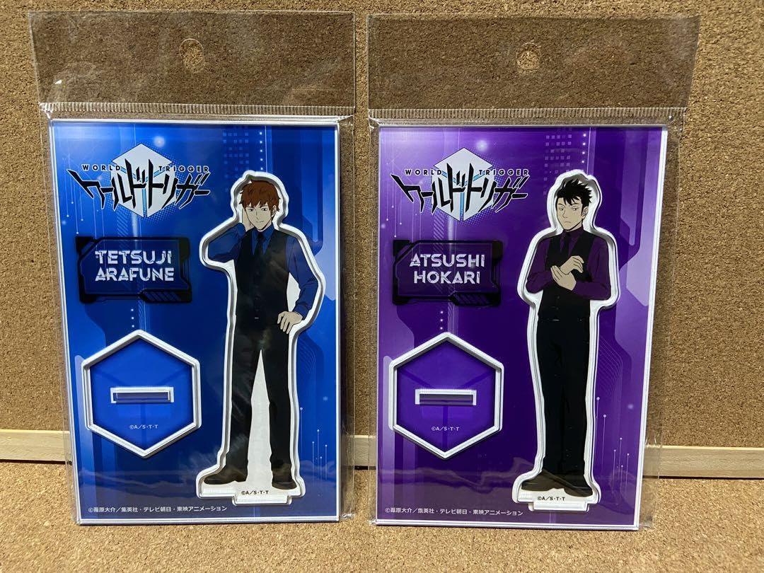 Amazon.co.jp: ワールドトリガー アクリルスタンド 荒船 穂刈 影浦