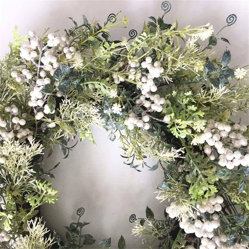 Christmas Wreath Ginkgo Wreath American Door Decoration Simulation Wreath