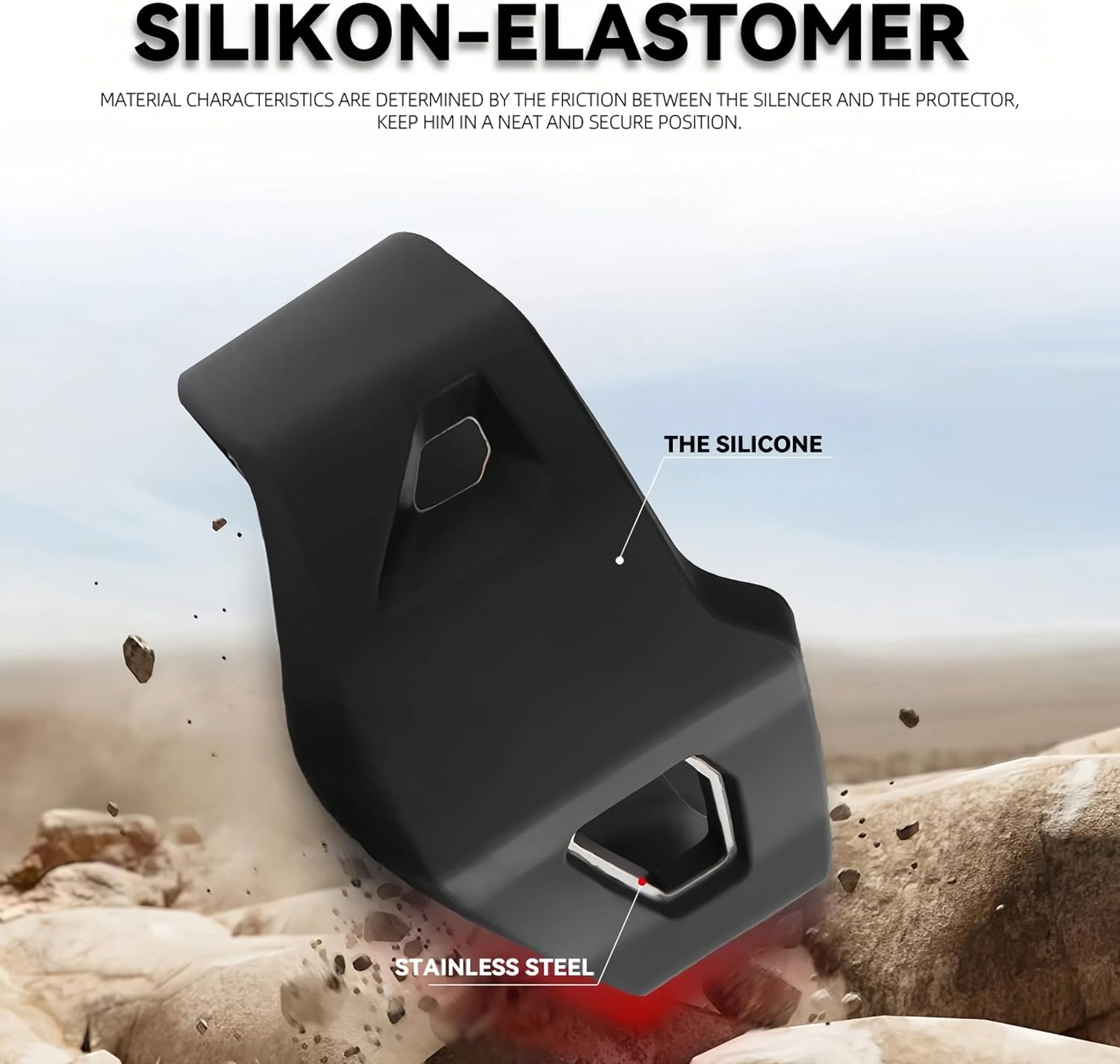 R1250GS R1200GS ADV Rear Exhaust Protection Shield Anti-Damage for BMW R 1200 GS LC Adventure