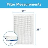 Filtrete 14x25x1 AC Furnace Air Filter, MERV 13, MPR 2200, Elite Allergen, Bacteria & Virus Filter, 3-Month Pleated 1-Inch Electrostatic Air Cleaning Filter, 2-Pack (Actual Size 13.81x24.81x0.78 in) – view 2