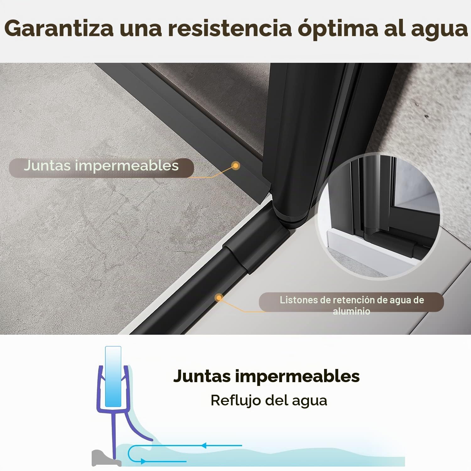 SONNI Puerta de ducha 80x195 cm Negra Ducha abatible con puerta plegable de 6 mm, vidrio de seguridad ESG, nanorevestimiento, mampara de ducha plegable, separación de ducha
