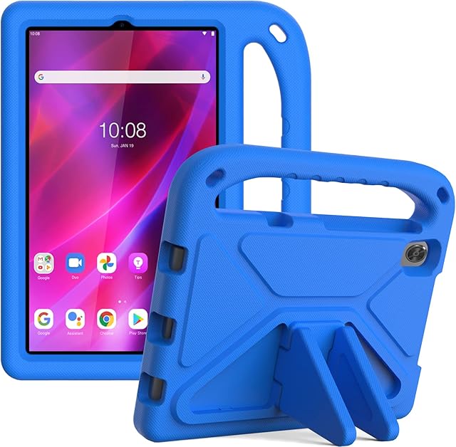 ATOOZ Lenovo Tab M8 3rd Gen Case 8-Inch, Kids Case for Lenovo Tab M8 (TB-8505F / TB-8505X /TB-8506F), Shockproof Handle Stand Cover Case for Tab M8 FHD 2nd Gen (TB-8705F) Tablet (Blue)