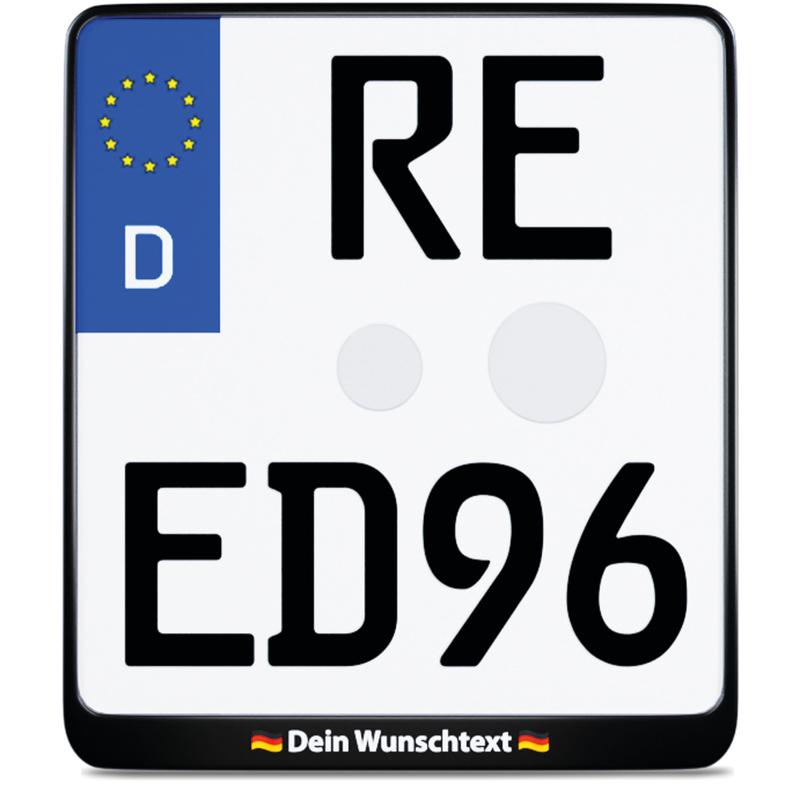 Porta Targa Scooter Porta Targa Moto Universale In Plastica Nera - Per Targhe Europee, Resistente, Made In Italy Portatarga Universale - Foto 6