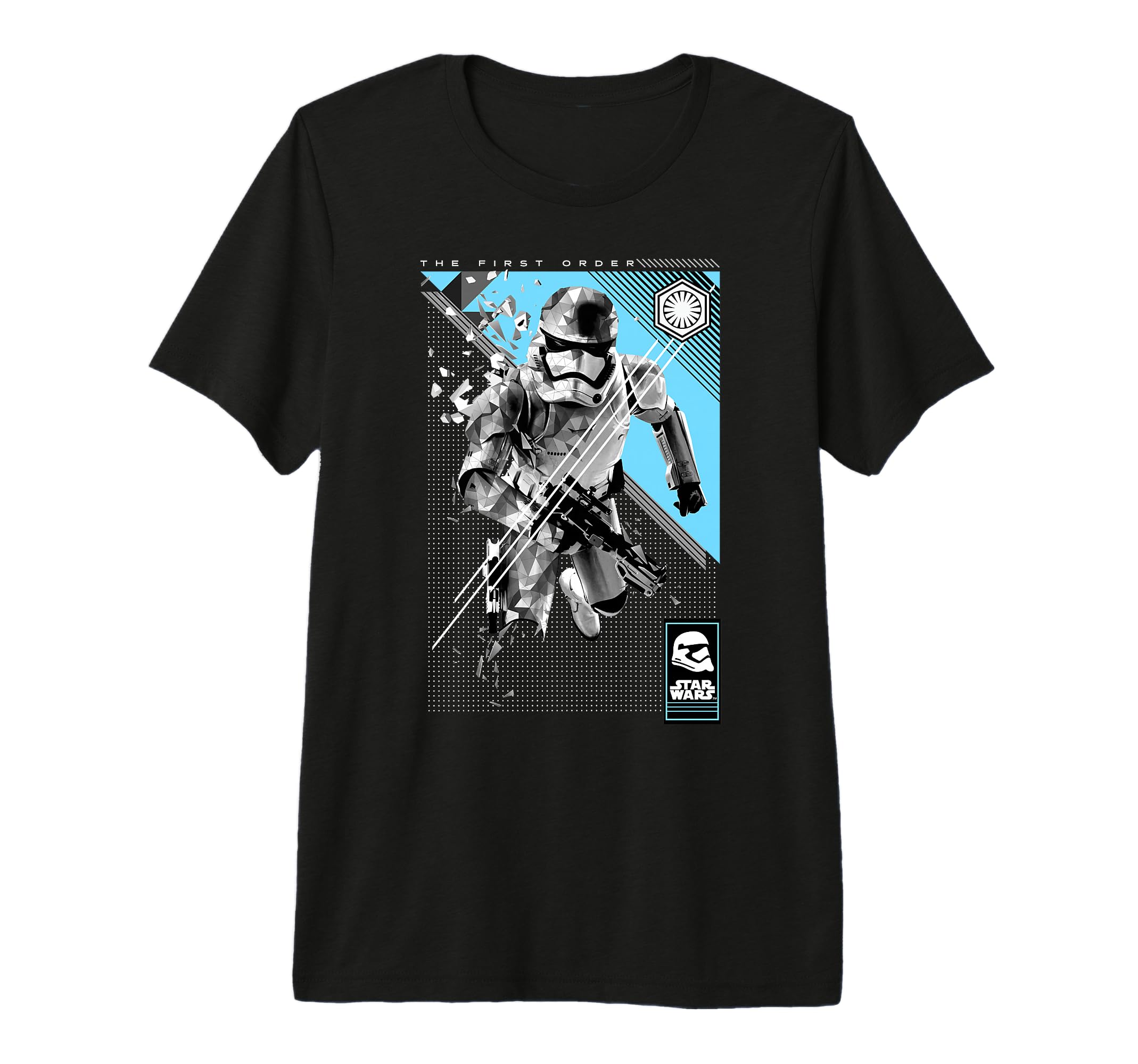 T-shirt Star Wars First Order Premium en coton peigné et imprimé durable - 2