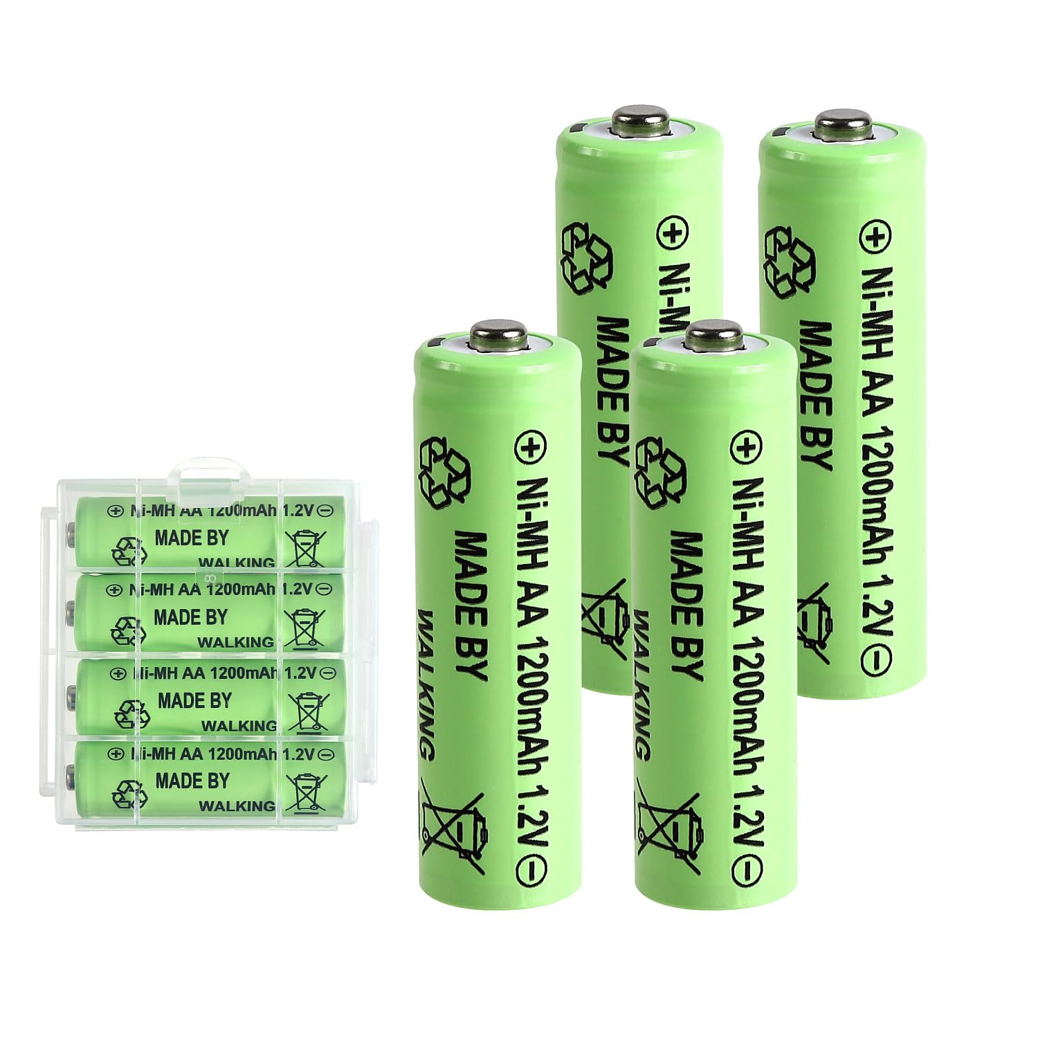 Amazon.co.jp: ニッケル水素電池 充電池 保管ケース付 単3 単4 Amazon.co.jp: ニッケル水素電池 充電池 保管ケース付 単3 単4