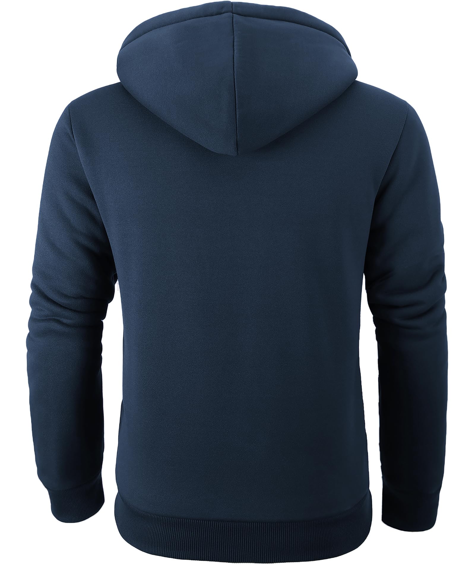 LLdress Giacca con Cappuccio da Uomo Felpa con Cappuccio con Cerniera Fodera Calda Giacca Invernale con Tasche Felpa in Pile per Escursionismo Campeggio