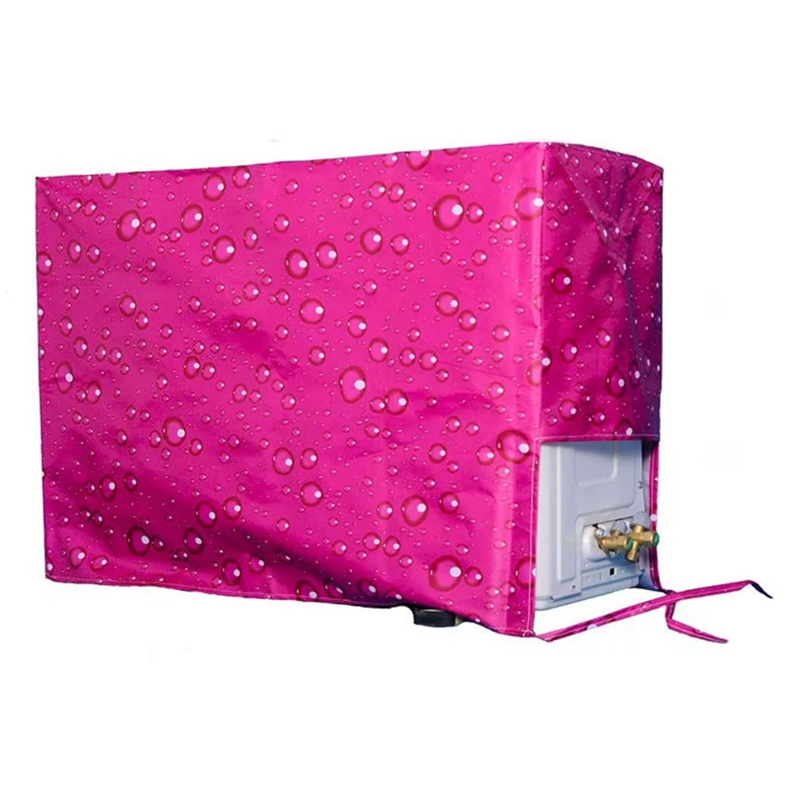 BTYQKZVPM Ultra Thin Flat Washers, Outdoor Air Conditioner Cover Oxford Fabric(Pink,94x68x38cm)