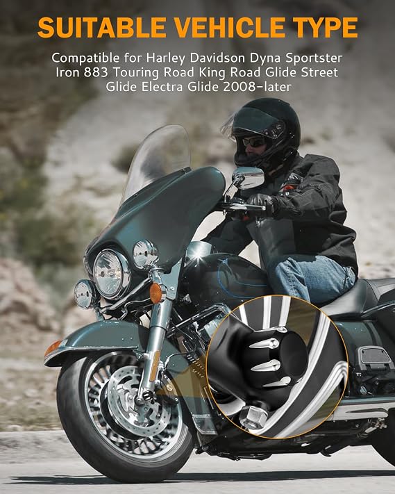 PBYMT Black Front Axle Nut Cover Cap CNC Aluminum Compatible for Harley Davidson Touring Road King Street Glide Electra Glide Softail Sportster Iron 883 Fat Boy 2002-2024