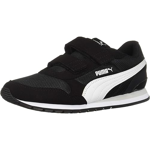 PUMA Unisex-Child St Runner Hook and Loop Sneaker