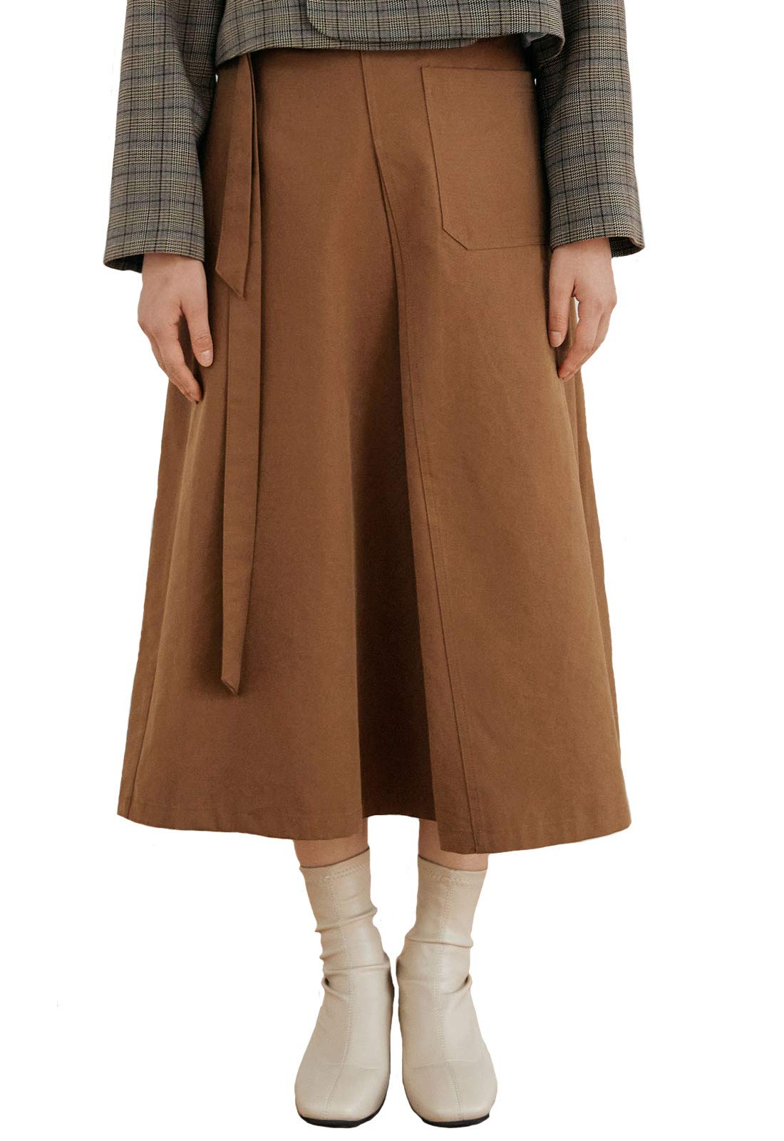 TETEROT SALON Women's Wrap Skirt, Hanbok Korean, Vintage Party, Banding Skirt