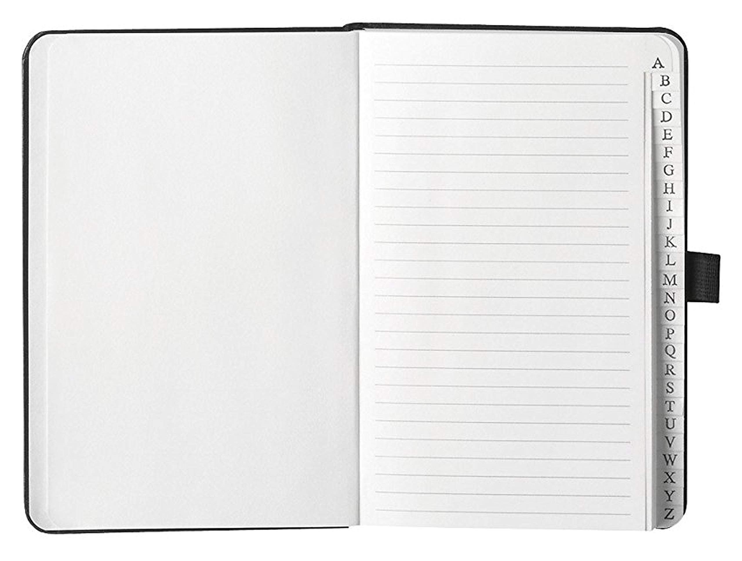 Herlitz Adressbuch A6 Classic 240 Seiten 26-tlg. mit Register und Gummizug (A6, Adressbuch, 2)