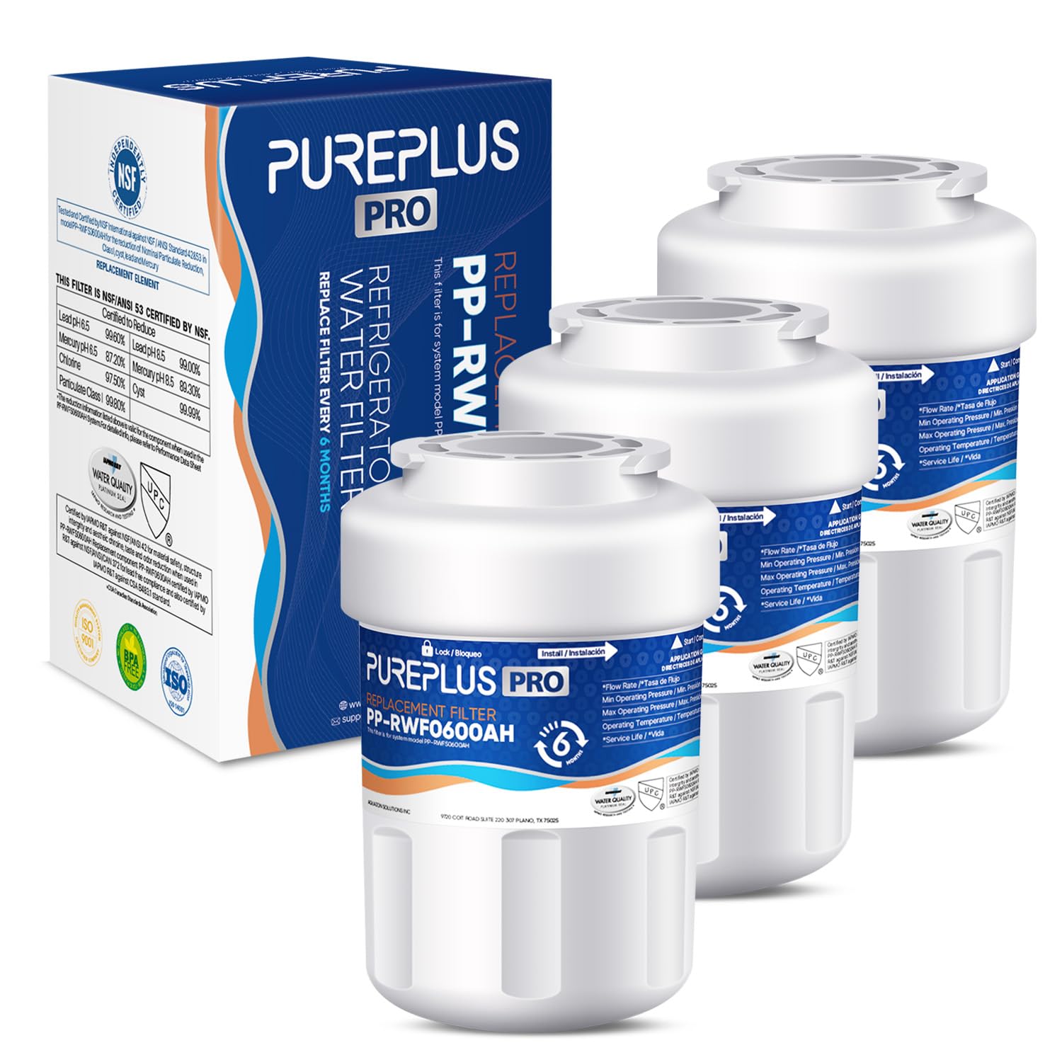峰電 FilterPLUS Pro PURE Amazon.com: PUREPLUS PRO Refrigerator Water Filter Replacement for