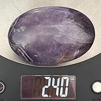 Vista 4 de Truewon Cristal curativo natural para chakras, reiki, pulido de amor, ovalado, de bolsillo, piedras de preocupación para terapia de alivio
