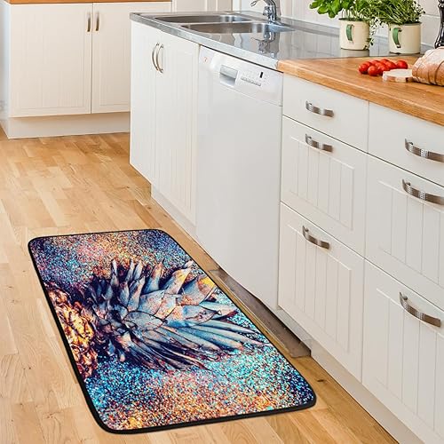 Miniatura 6 de Alfombrillas de cocina acolchadas y antifatiga, antideslizantes, lavables, para el hogar, oficina, fregadero, lavandería, 39 x 20 pulgadas