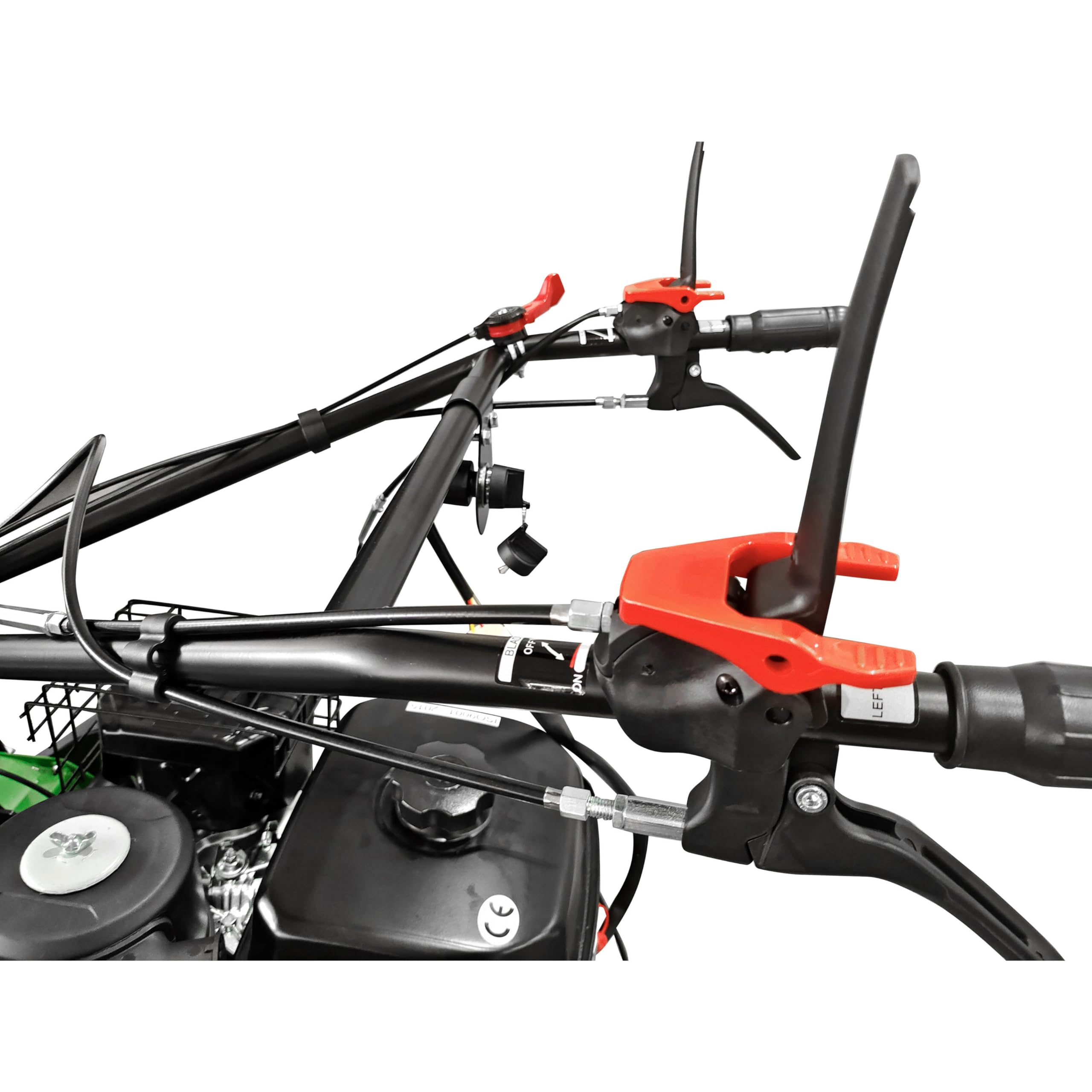 Grünwelt GW-X700E - Mulcher con arranque electrónico (cortacésped y aceite de motor)