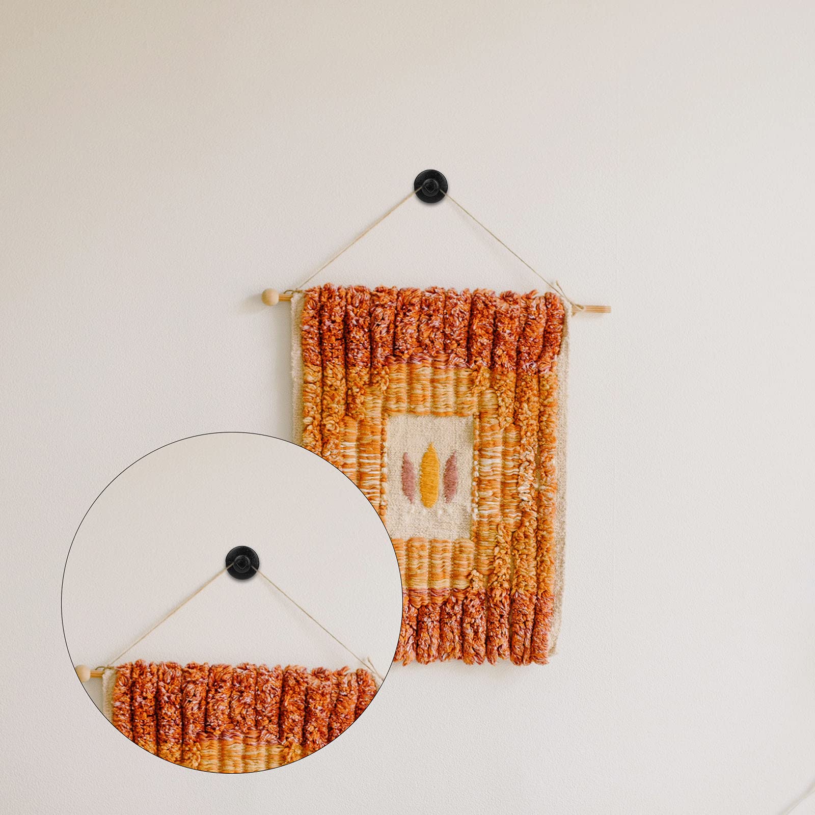 Svaitend 20 Pcs Zinc Alloy Pushpin Hook Hanger Reusable Hanging Hooks (Bronze - View #3