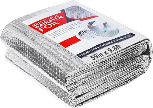 Storystore Reflective Insulation Roll for Windows, 59in X 9.8FT Shield