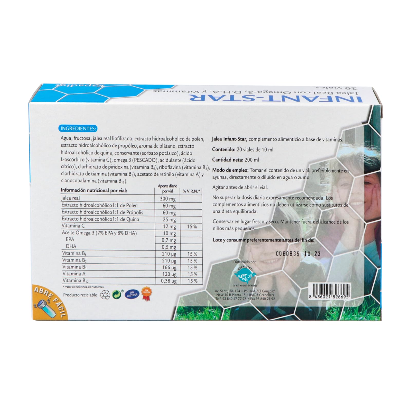 Mont Star Infant Star Forte Gelée Royale 20 Ampullen