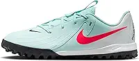 Chuteira Society Nike Phantom Infantil - Branco e Coral