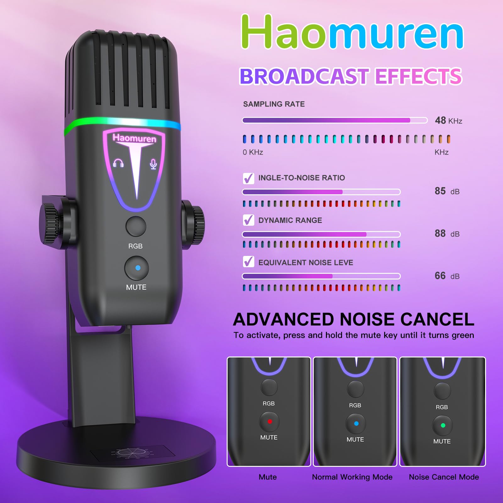 Haomuren プロフェッショナルマイクサウンドカードキット　P300 Amazon.co.jp: Haomuren USBマイク コンデンサーコンピュータマイク