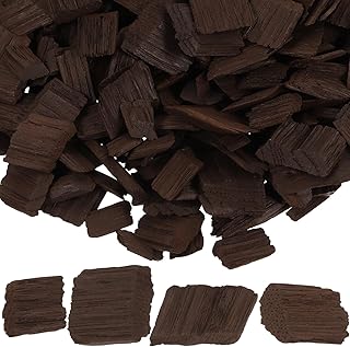 DECHOUS Oak Chips for Wine Making, 3.5oz Heavy Toasted French Oak Chips for Home Wine Brewing, Enhance Wine Flavor, Oak Wood Chips Red Brandy Whiskey Brewing
