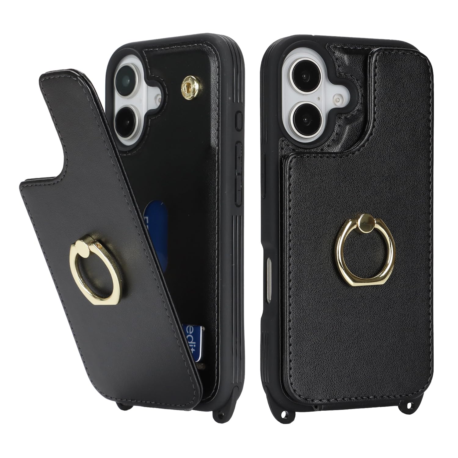 iPhoneアクセサリー Yuki Amazon.com: Lipvina for iPhone 17 Case with Card Holder and Strap