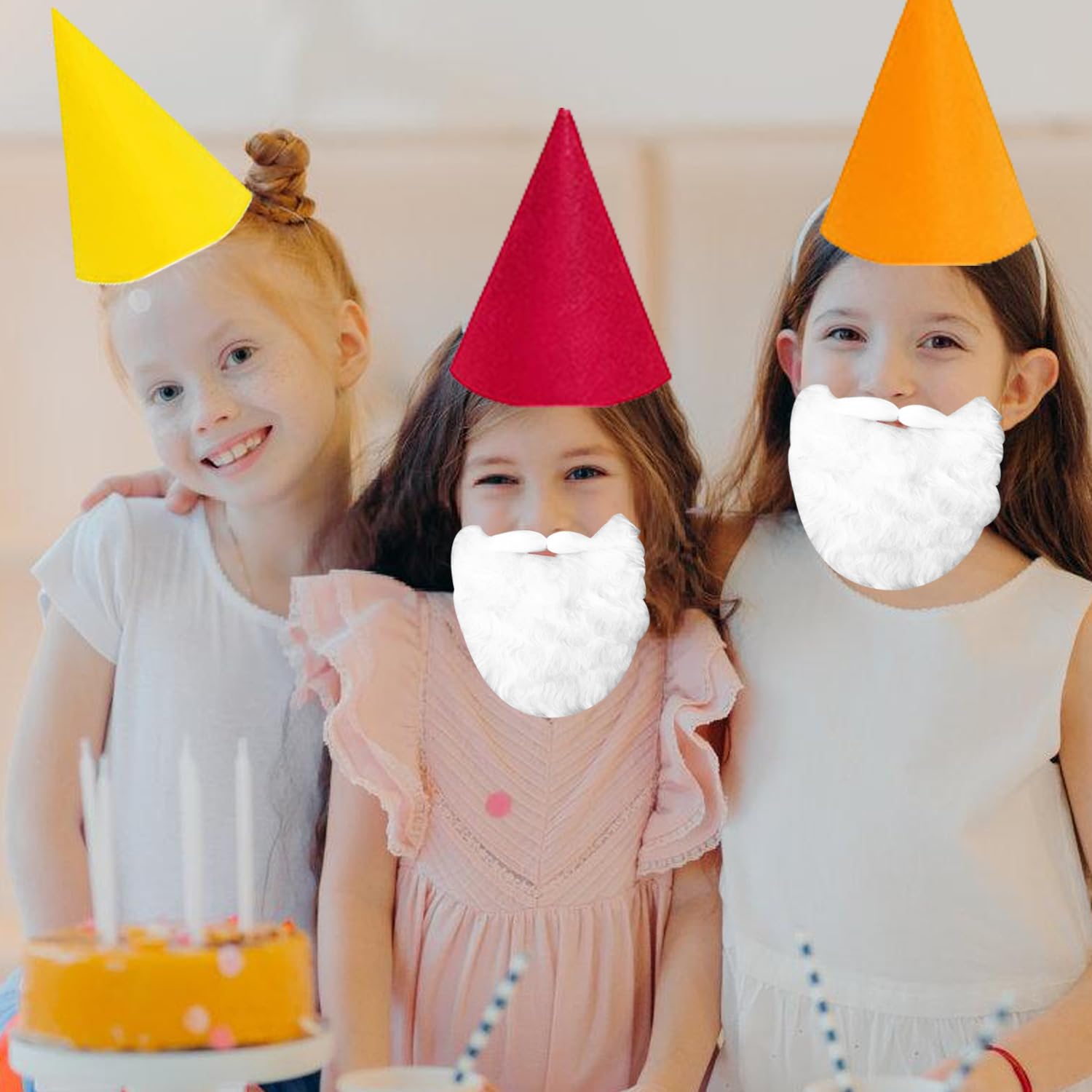 RmKbe 14pcs Gnome Costume Sets Christmas Gnome Hats Fake Beard Christmas Fairy Tale Costumes for Christmas Halloween Party - Image 4