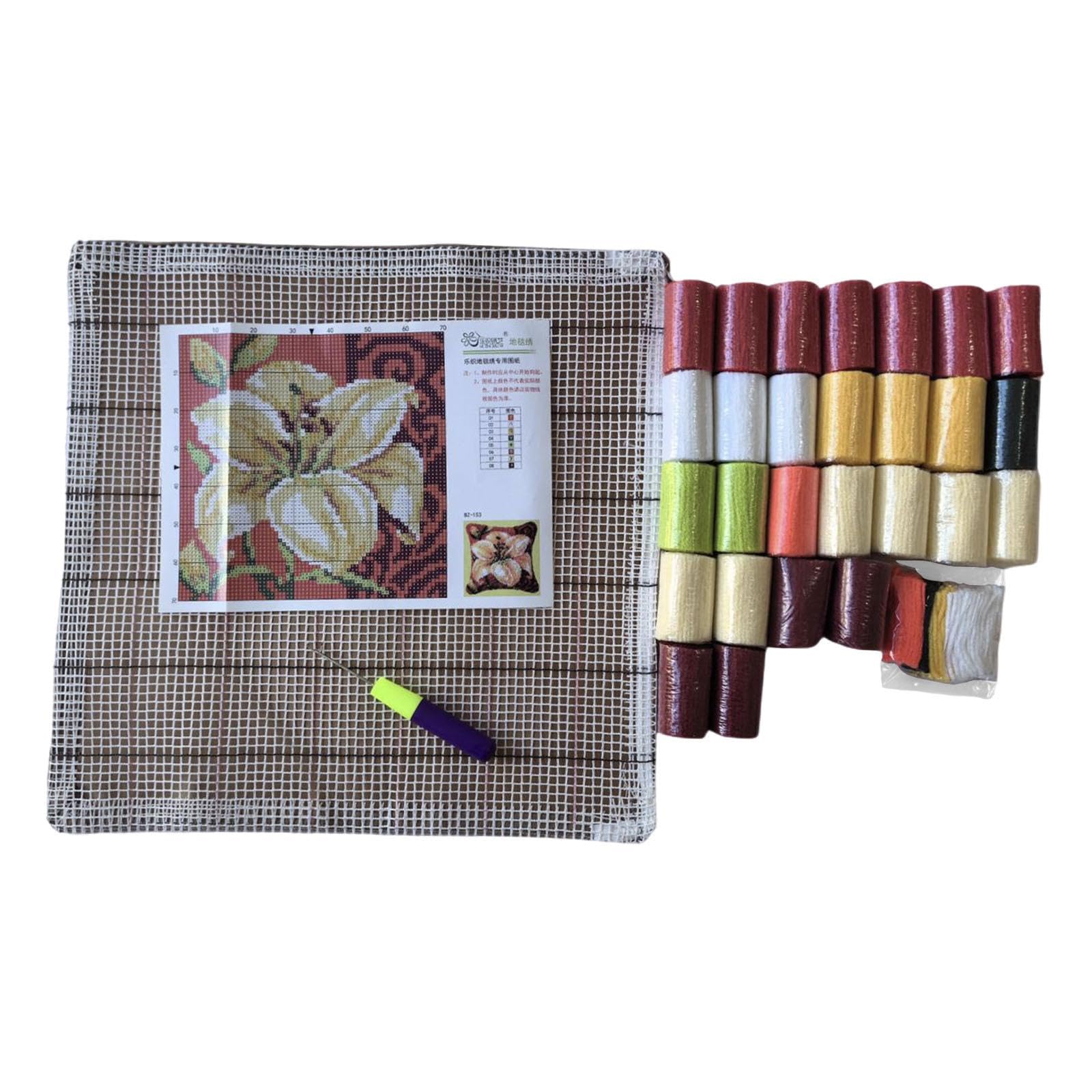 DIY Throw Pillow Cover Latch Hook Kits Home Décor for Festival Party Bedroom|Crafts | Needlecrafts & Yarn | Rug Making |1Diy Throw Pillow Cover Latch Hook Kits-image-6