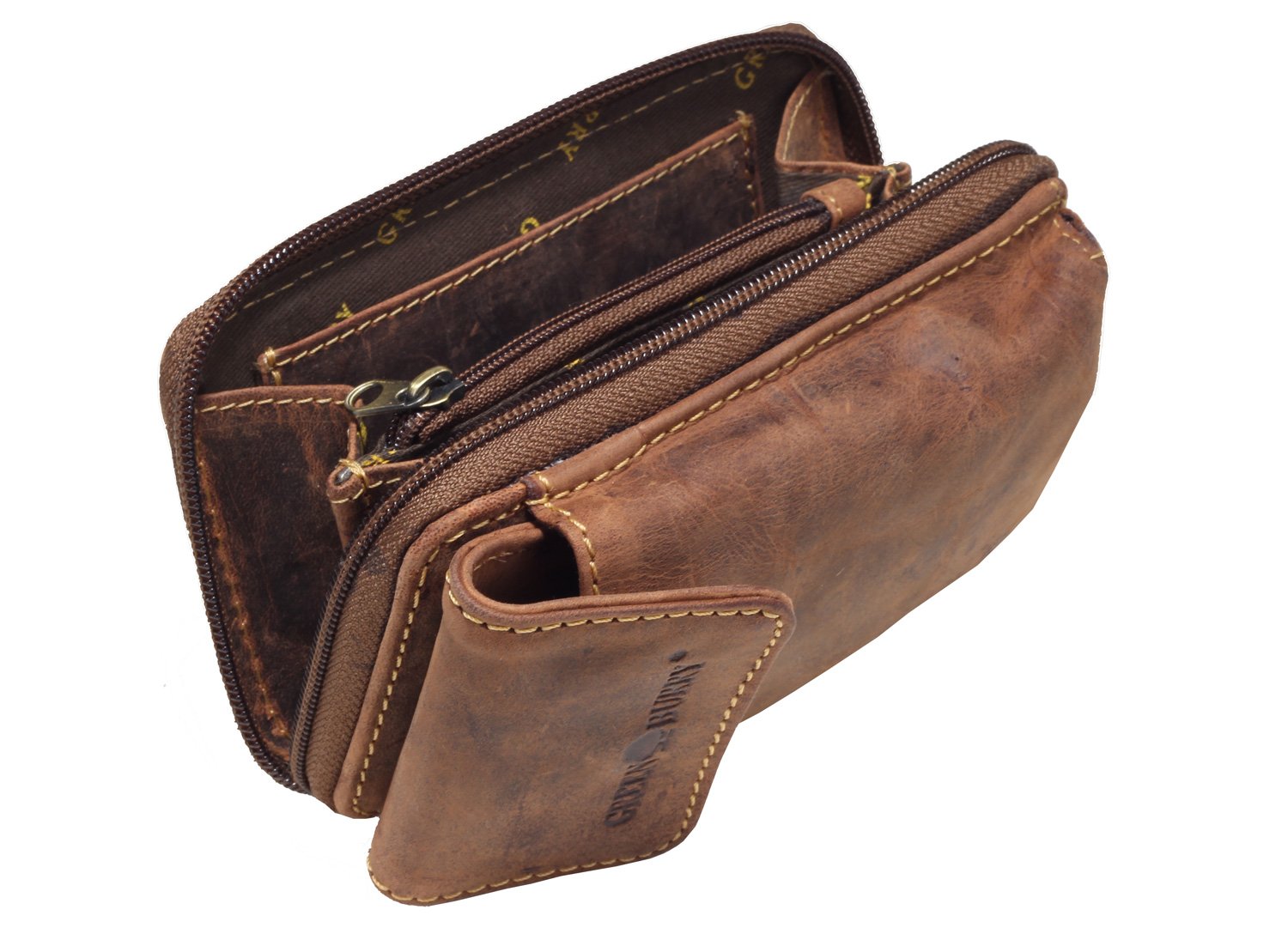 Greenburry Vintage Gürteltasche Leder 14,5 cm