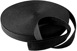 Flyshop 3/8-Inch (10 mm) Black Nylon Webbing