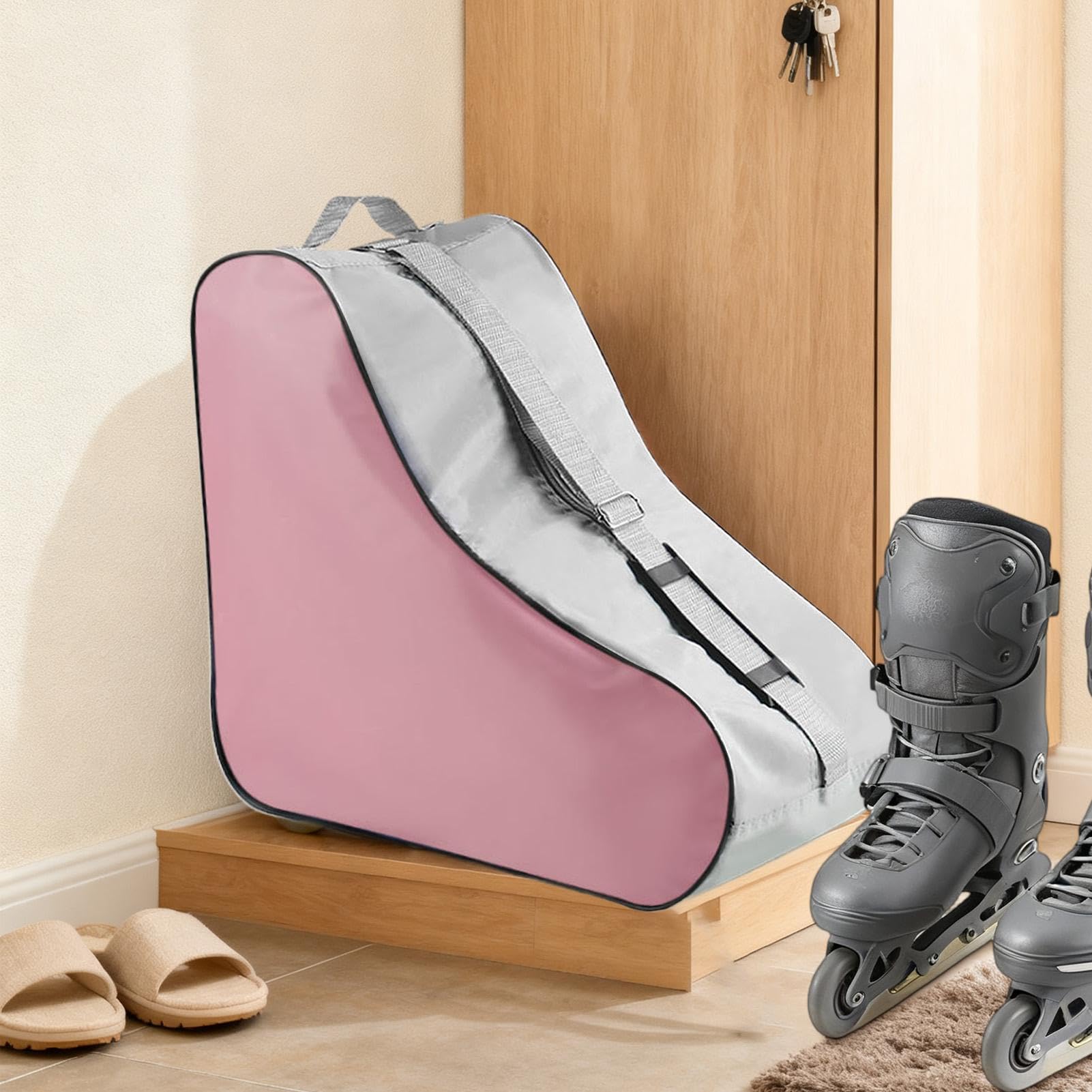 Borsa Per Pattini A Rotelle - Borsa Per Zaino Grande Regolabile | Custodia Per Pattini A Rotelle Con Cerniera, Sportiva Per Scarpe, Bambini, Ragazze, Ragazzi, Donne, Uomini, Ideale Per L'allegri