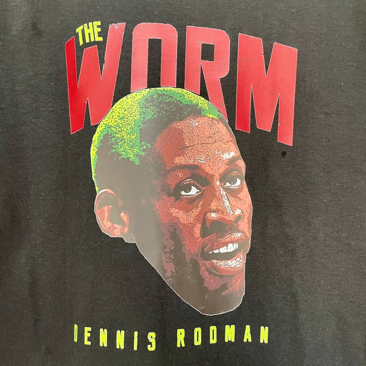 Dennis Rodman デニスロッドマン NBA RODMAN ロンT XL Amazon.co.jp: Dennis Rodman Tシャツ NBA デニスロッドマン バスケ XL