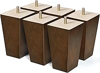 Vista 20 de AORYVIC Patas de Muebles de Madera de 3 pulgadas Patas de Sofá, Patas Universales de Sofá Elevadores de Cama Patas de Repuesto para Cómoda