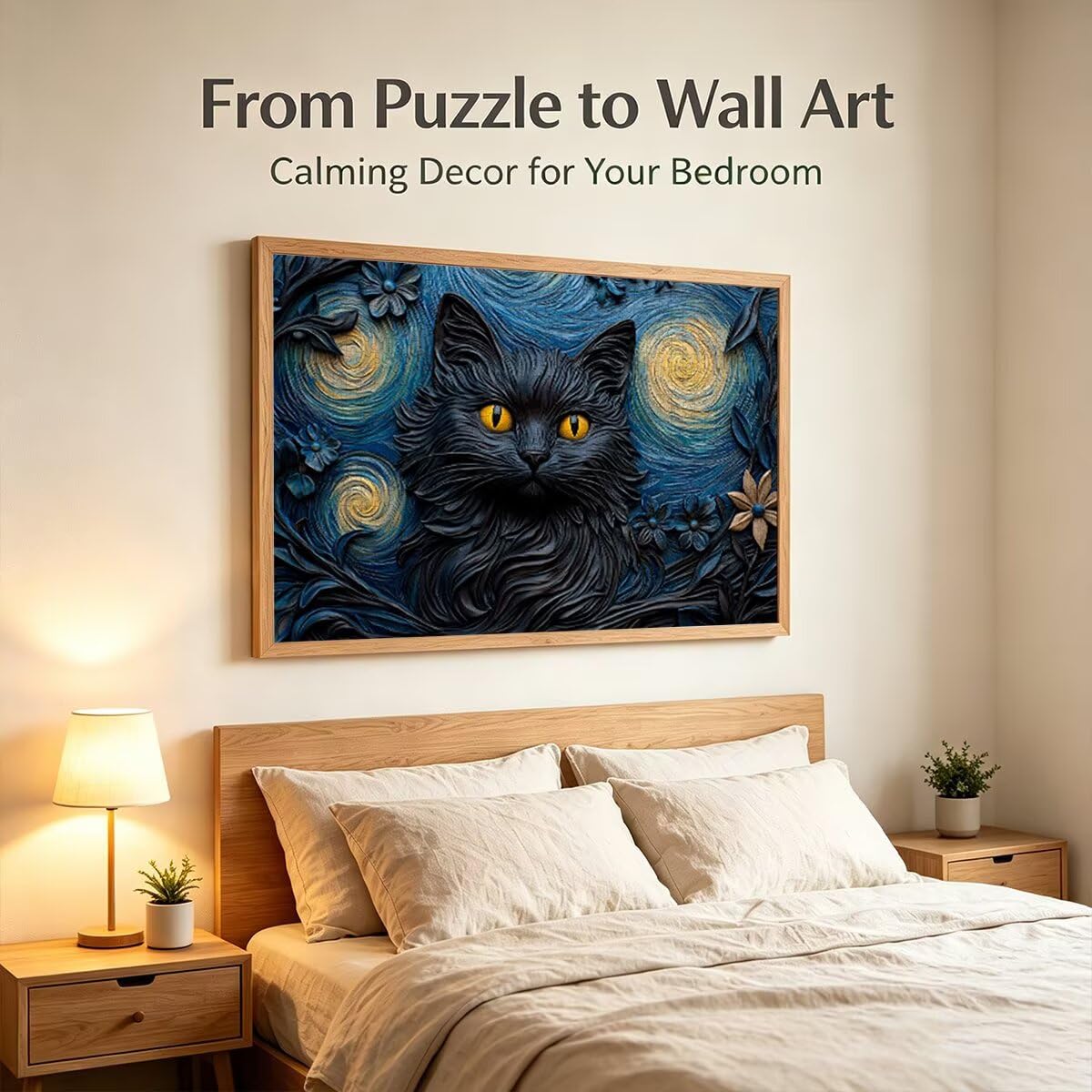 Puzzle 1000 Pezzi, Puzzle Gatto, Legno Pezzi, Regalo Donna Uomo -10991