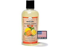 CLARK'S Cutting Board Revitalizing Agent: Nourishing Food-Grade Mineral Oil Fortified with Citrus...