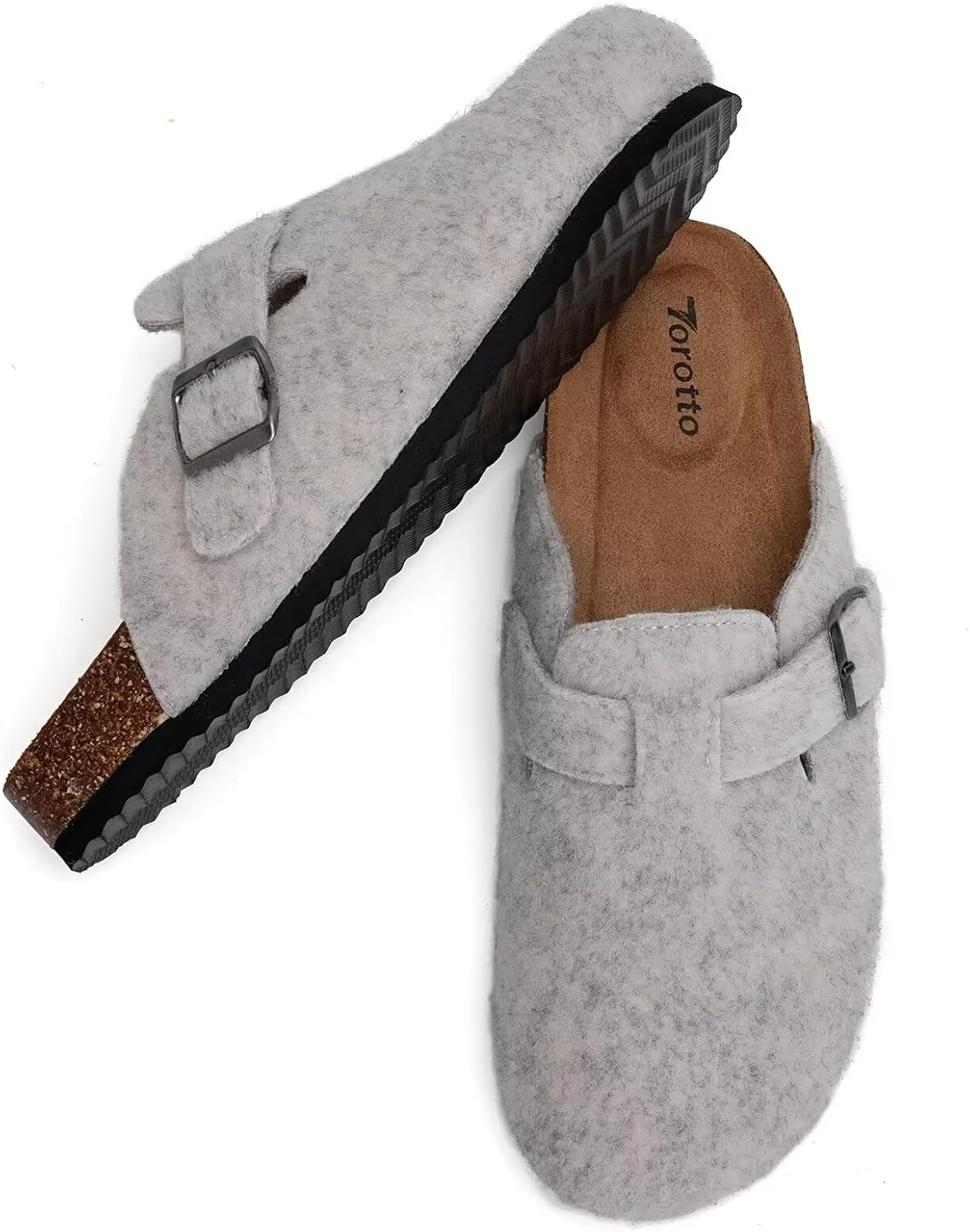 Torotto Womens Mens Clogs Cork Footbed Suede Slippers Arch Support Potato...  - Picture 41 of 68