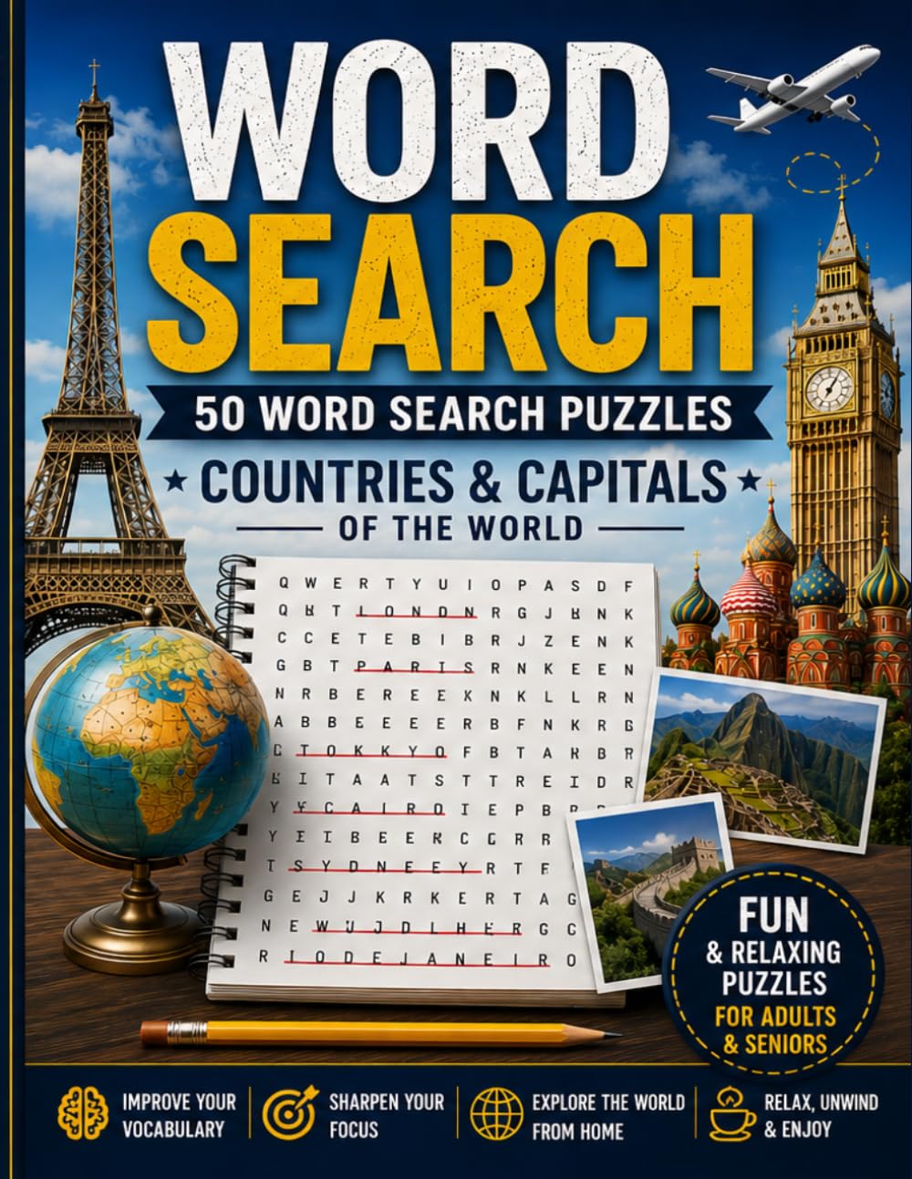Countries & Capitals Word Search