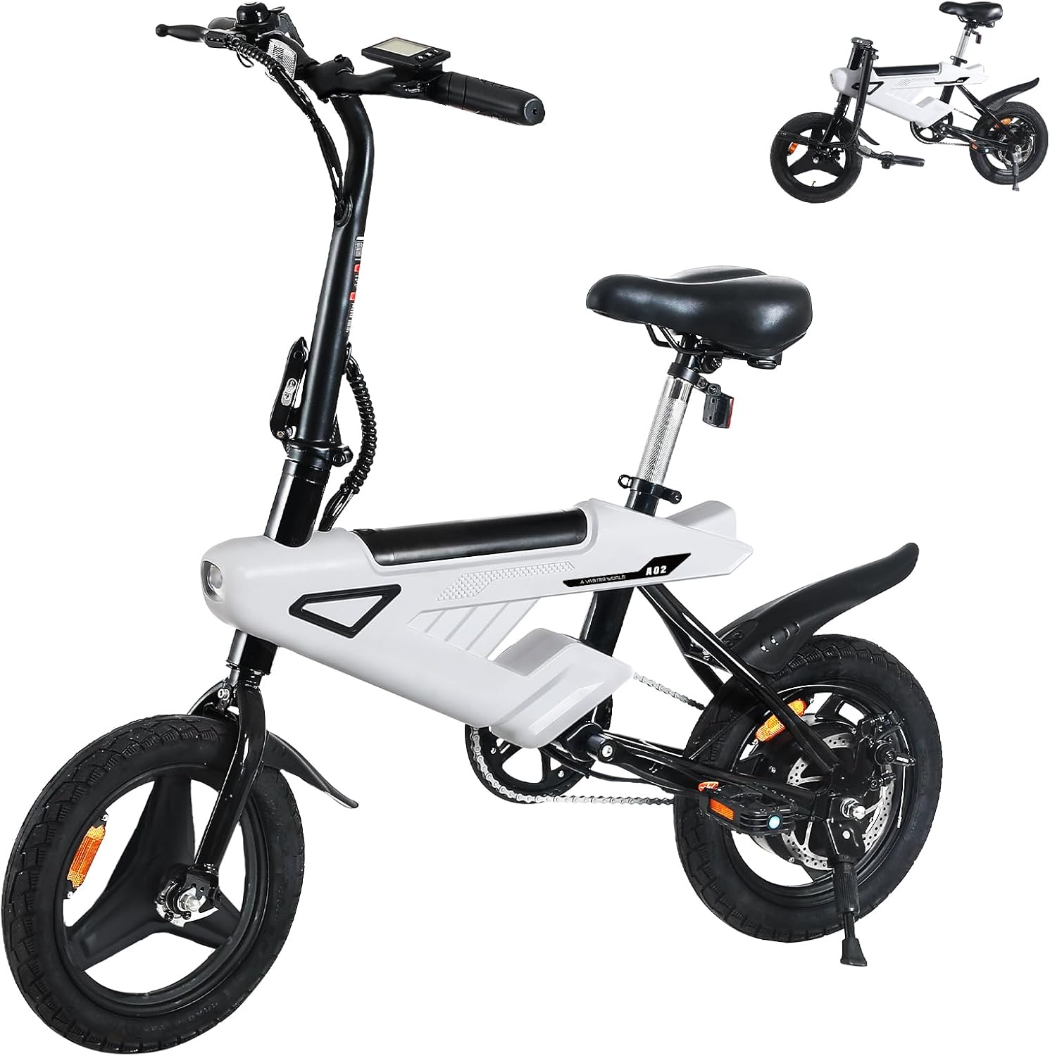 Folding Electric Bike, Max Speed 20Mph, 500W Peak Motor & Portable,14″ Adults Electric Bicycles with 36V & 6.4 Ah Lithium Removable Battery,20 Miles PAS Range, Folding Ebikes for Adults and Teens Folding Electric Bike, Max Speed 20Mph, 500W Peak Motor & Portable,14″ Adults Electric Bicycles with 36V & 6.4 Ah Lithium Removable Battery,20 Miles PAS Range, Folding Ebikes for Adults and Teens