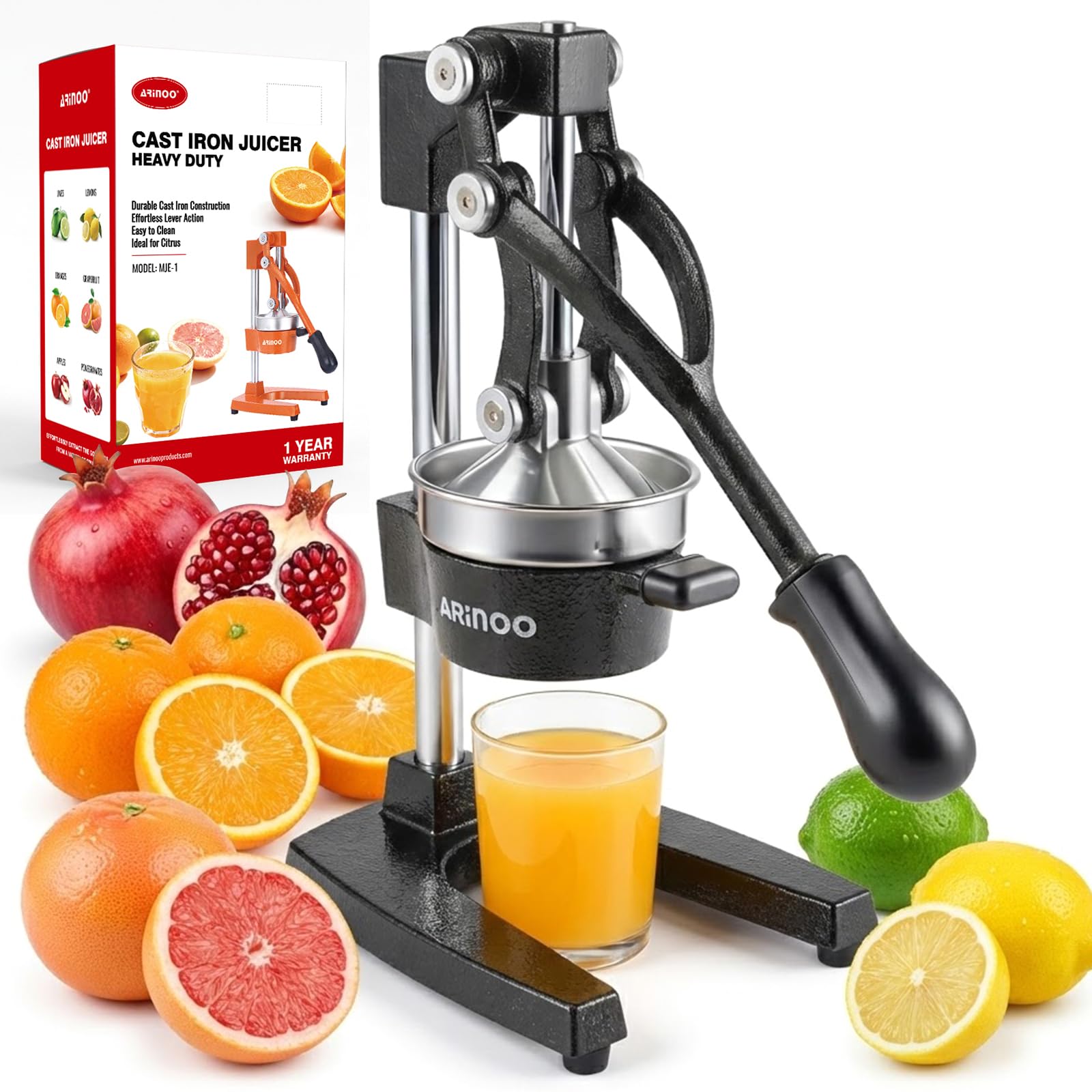 AN FLAWLESS ドレナージュ Amazon.com: ARINOO Kitchen Cast Iron Citrus Juicer,Manual Hand
