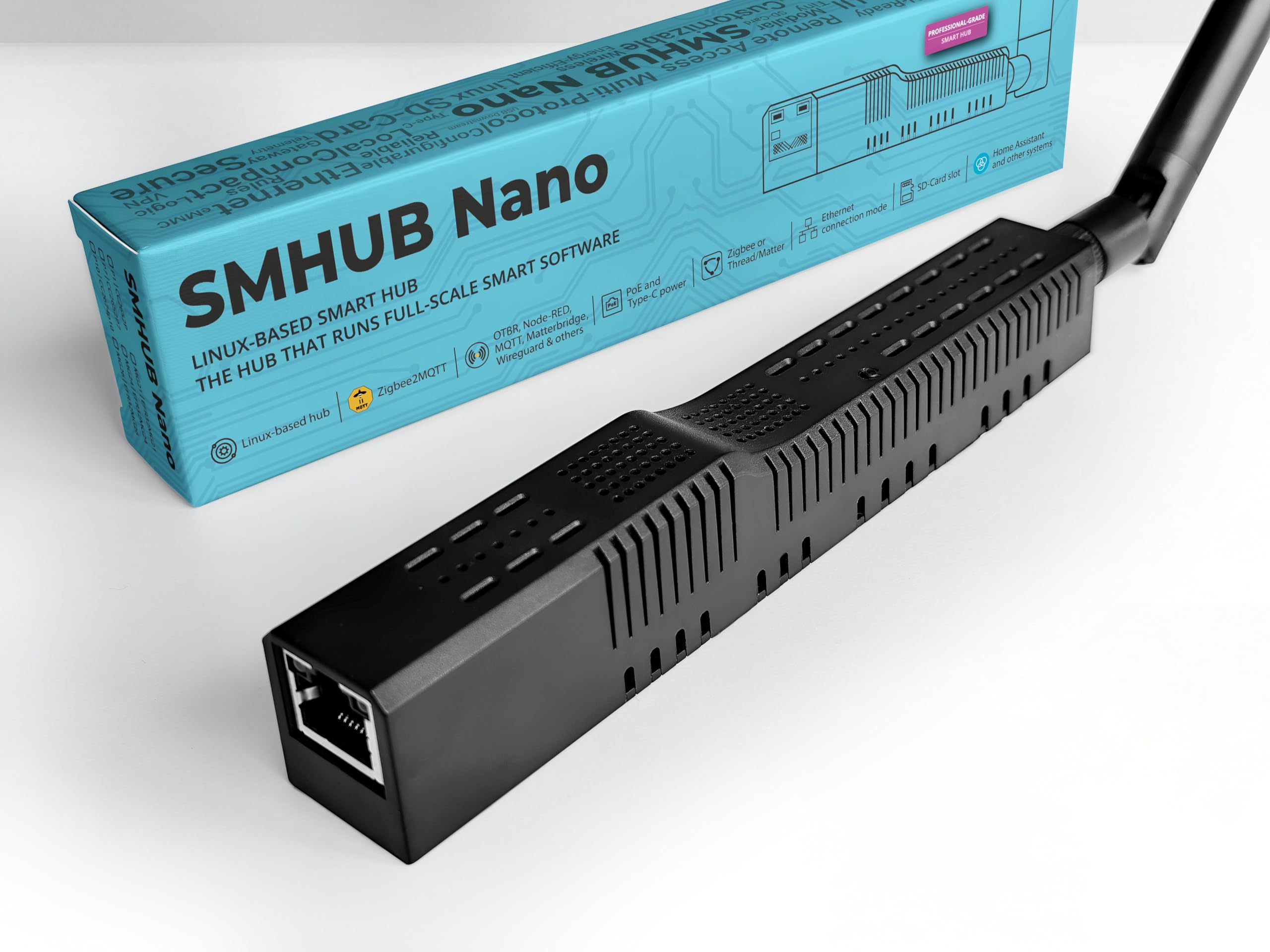 SMHUB Nano MG24 Intelligent Compact Multiprotokoll Smart Home Hub basierend auf Linux mit Automatisierungen (SMHUB Nano MG24)